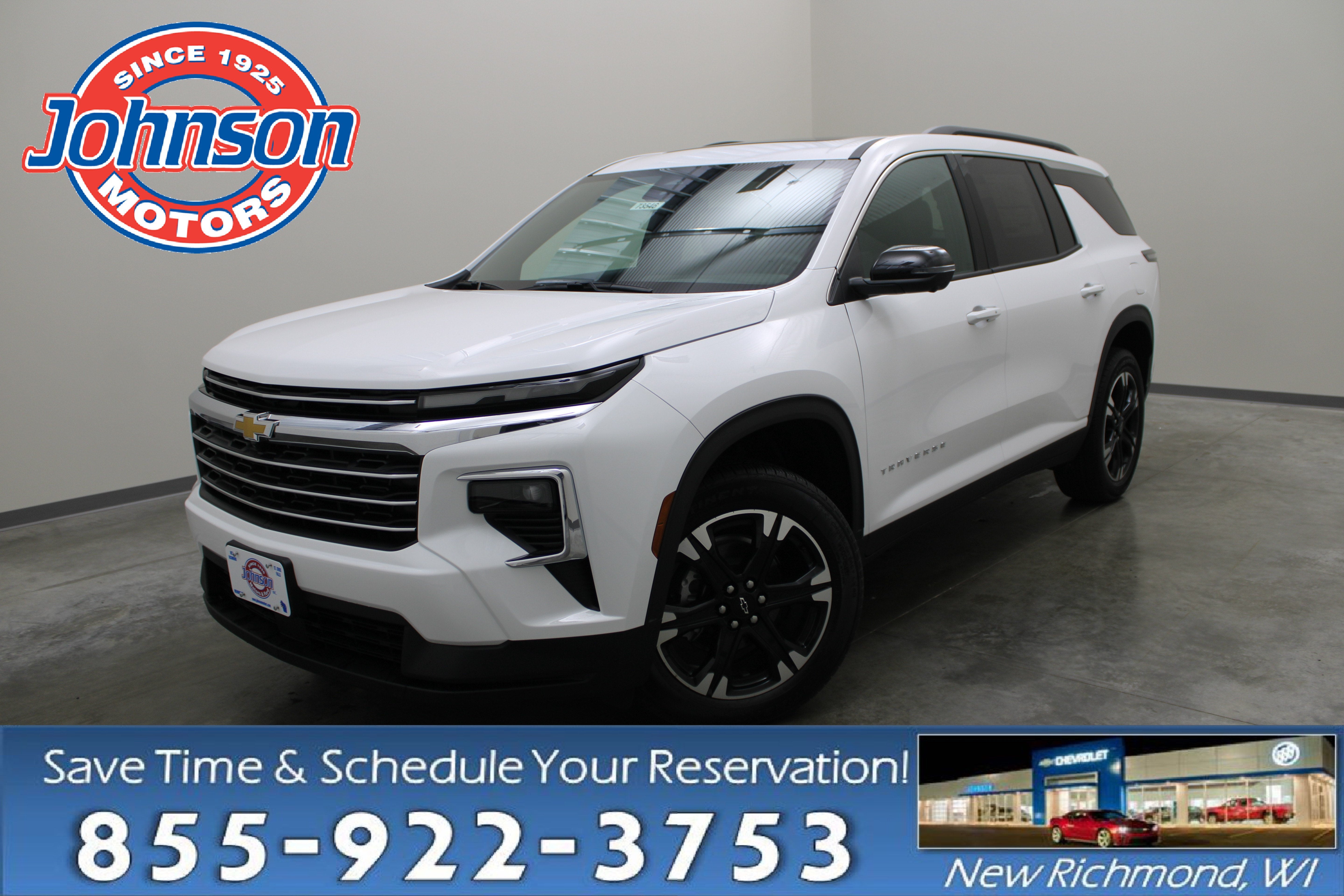 Summit White 2027 Chevrolet Traverse SUV / Crossover Four-Wheel Drive Automatic