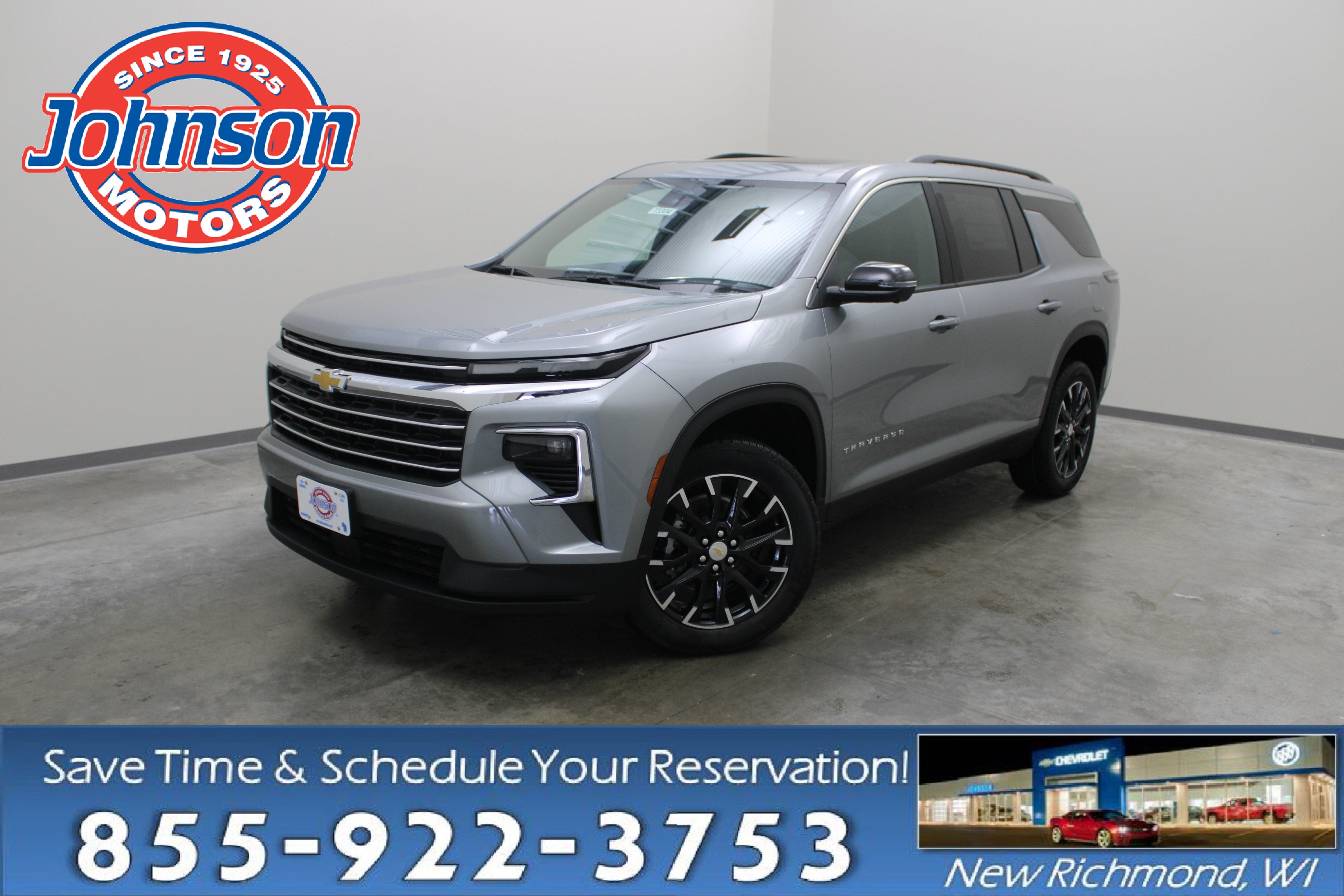 Sterling Gray Metallic 2026 Chevrolet Traverse SUV / Crossover Four-Wheel Drive Automatic