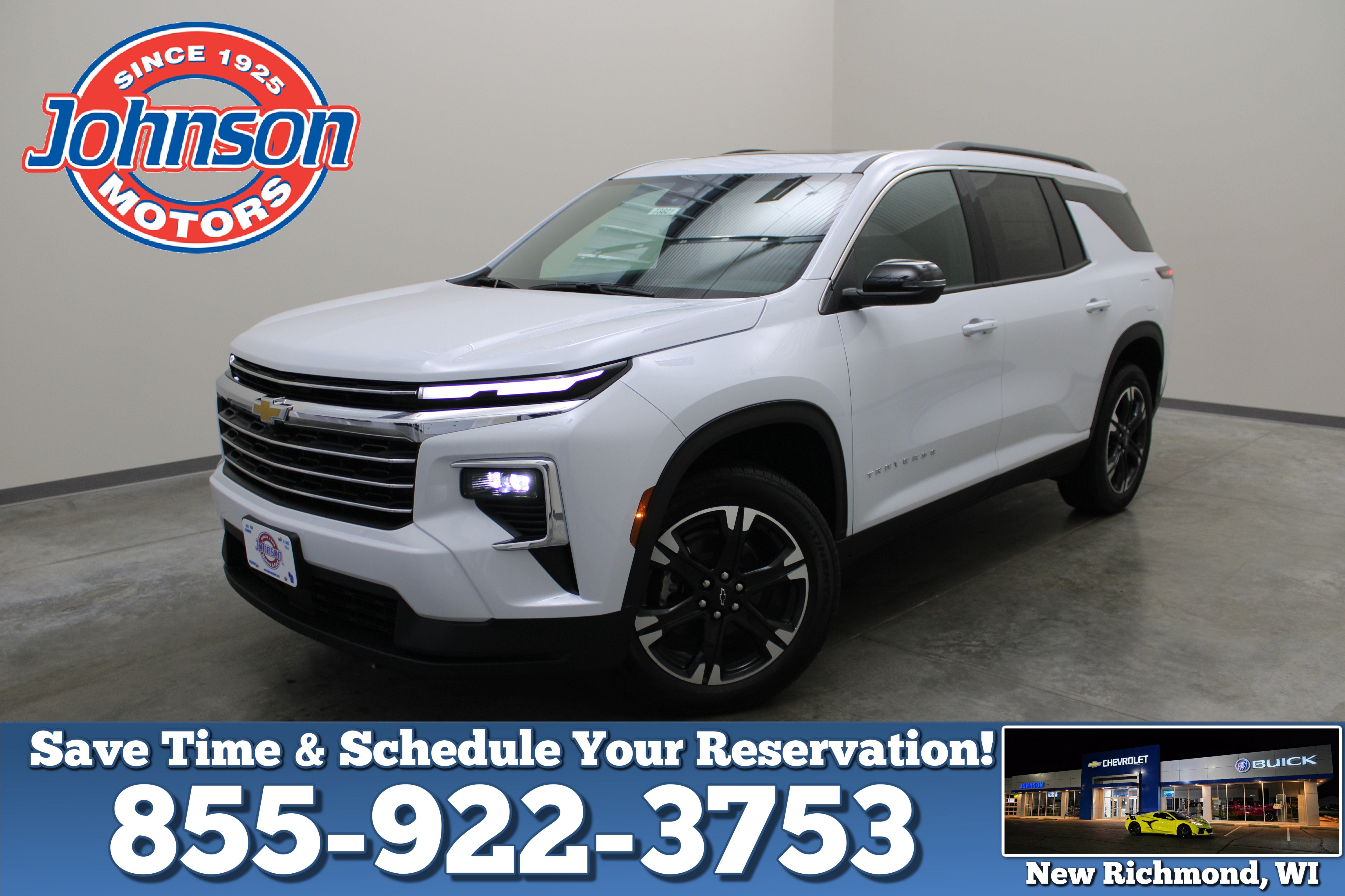 Polar White Tricoat 2027 Chevrolet Traverse SUV / Crossover Four-Wheel Drive Automatic