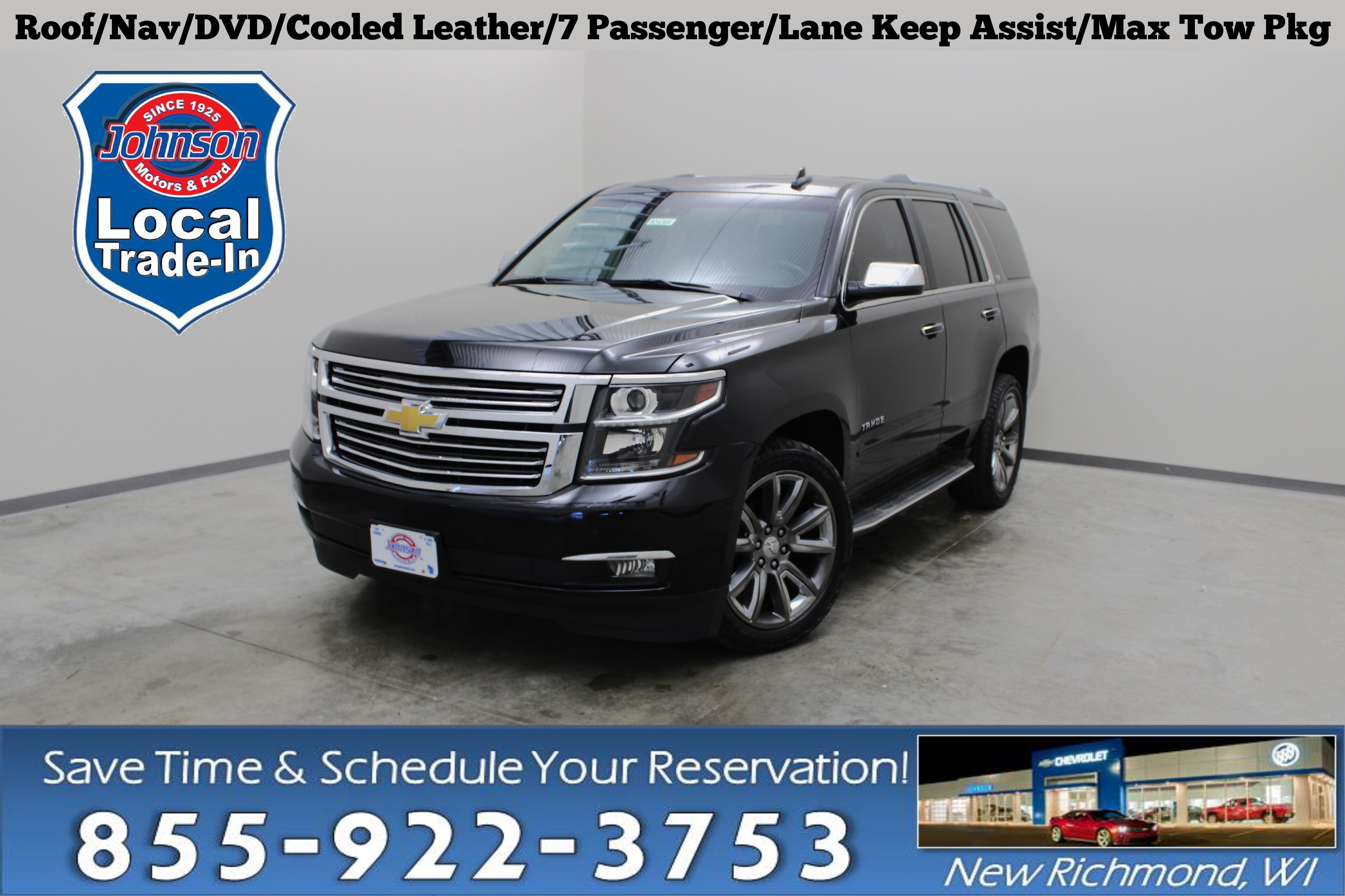Black 2016 Chevrolet Tahoe SUV / Crossover Four-Wheel Drive Automatic