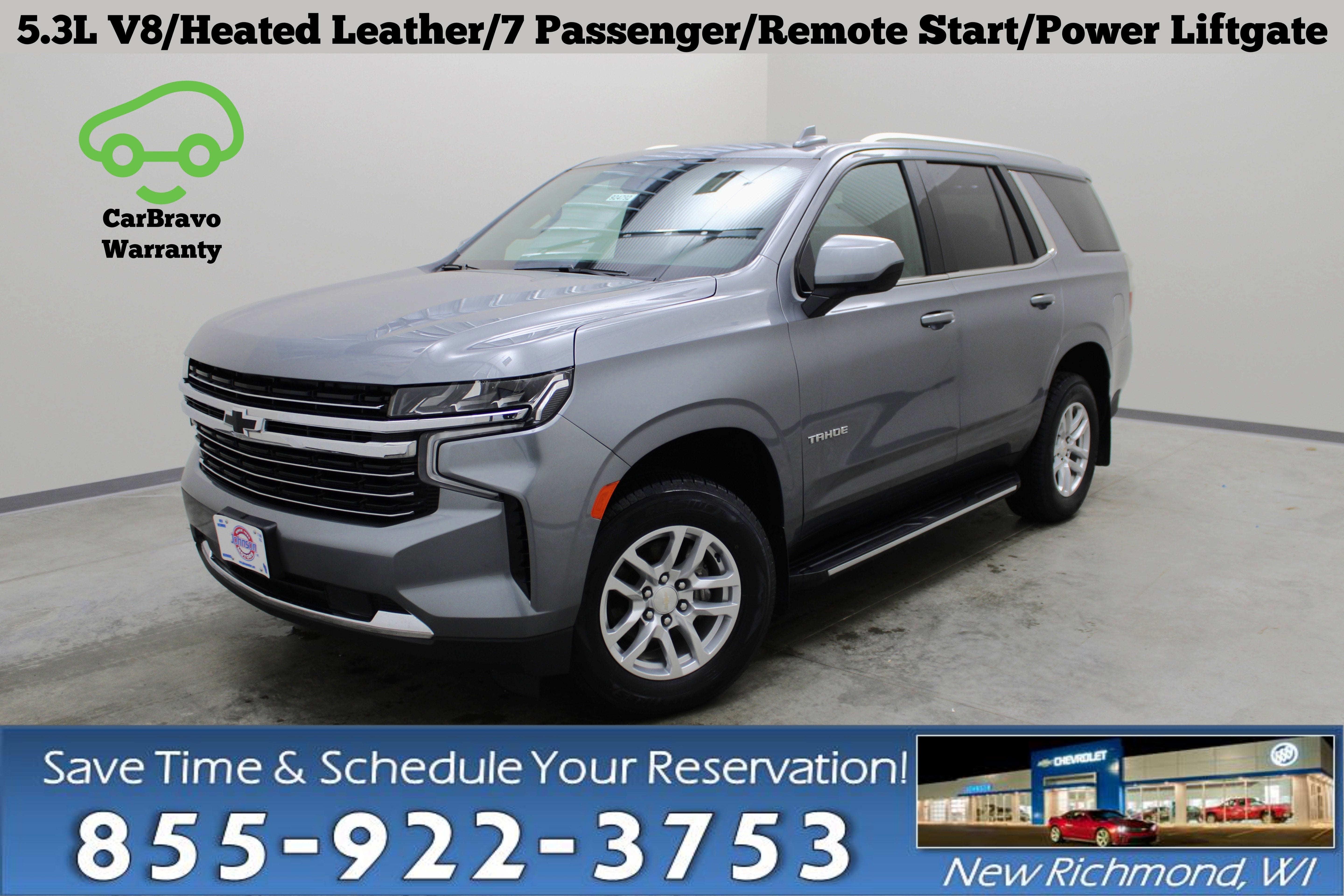 Gray (Satin Steel Metallic) 2021 Chevrolet Tahoe SUV / Crossover Four-Wheel Drive Automatic