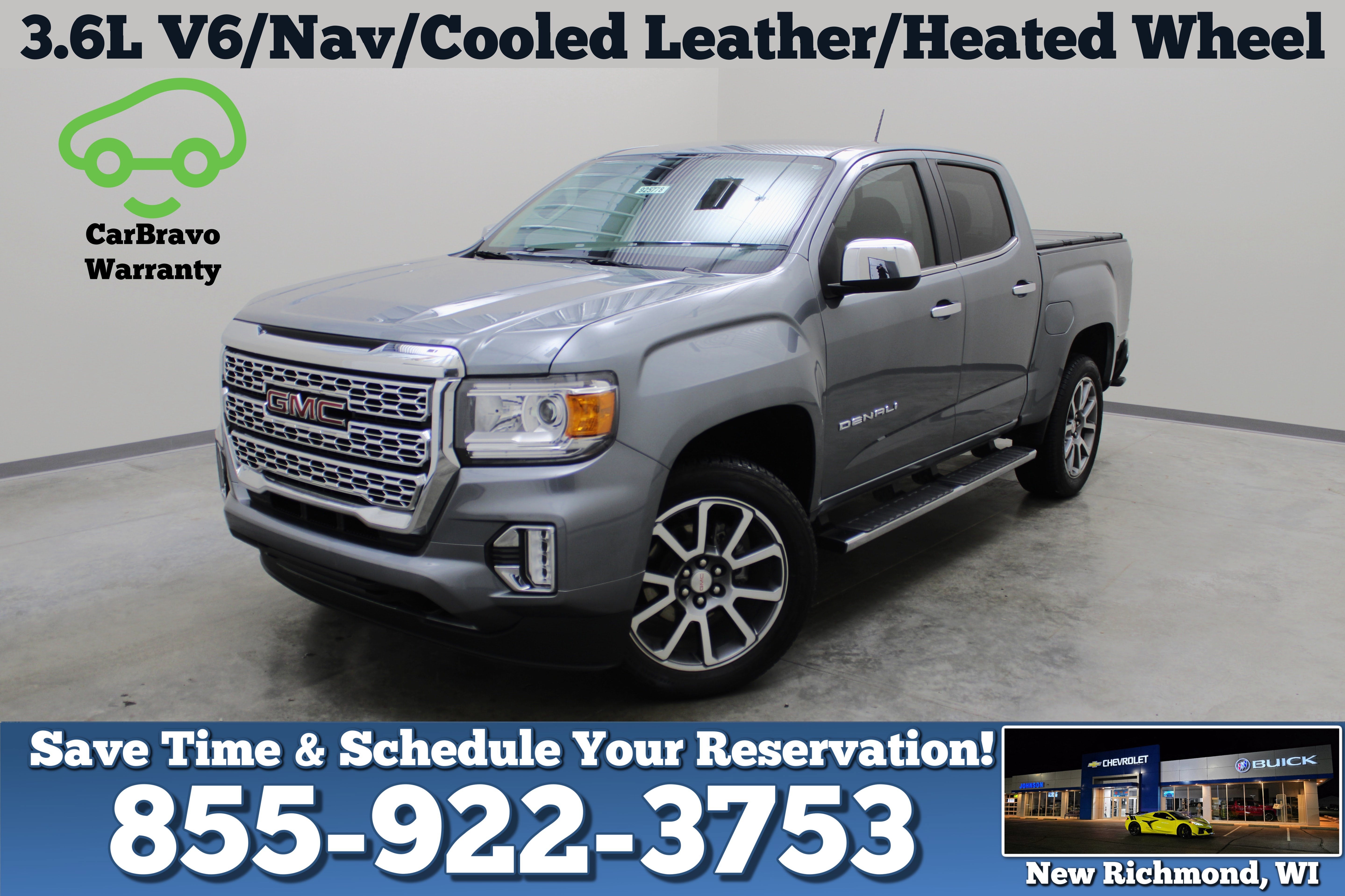 Gray (Satin Steel Metallic) 2022 GMC Canyon Pickup Truck Four-Wheel Drive Automatic