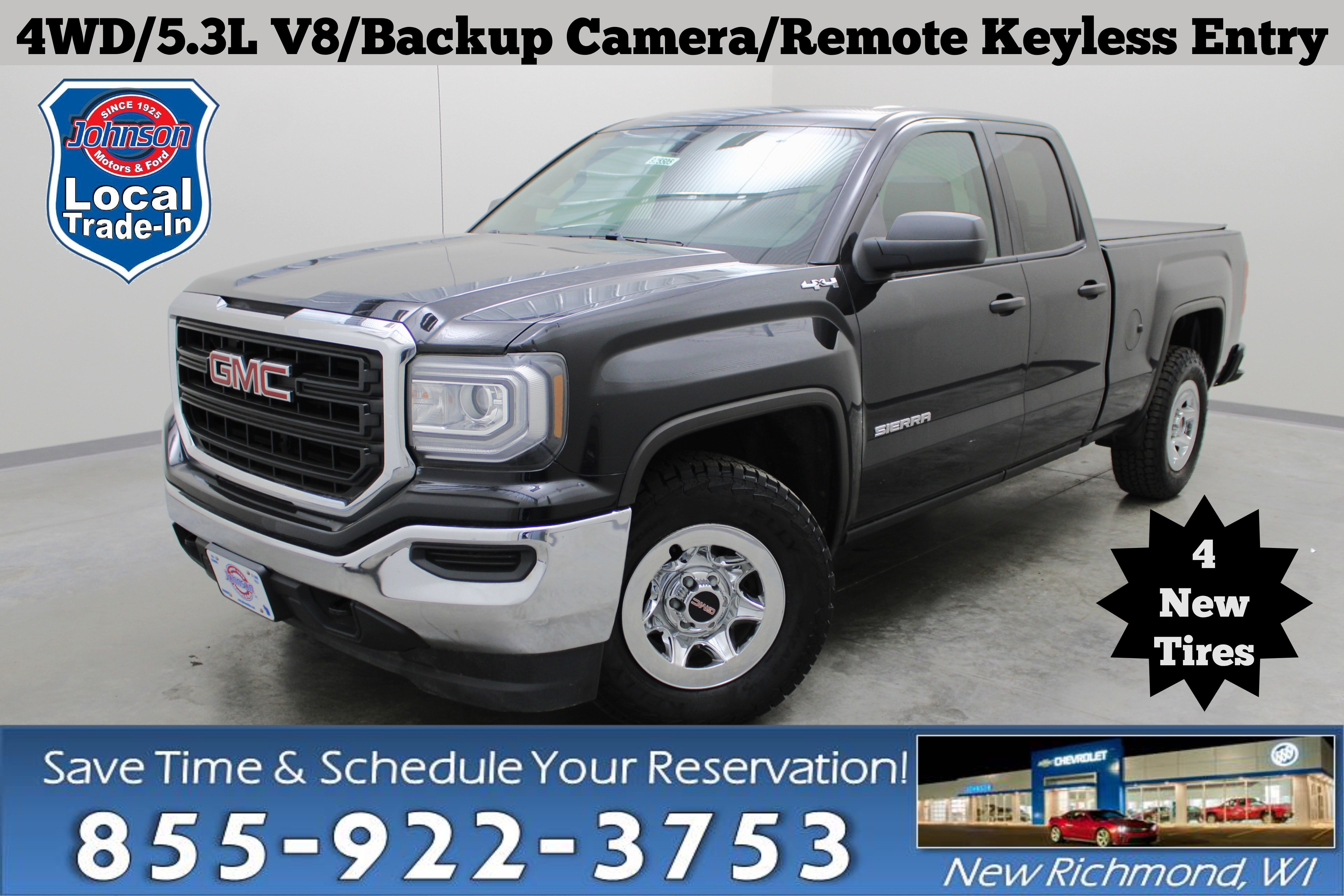 Onyx Black 2017 GMC Sierra 1500 Pickup Truck Four-Wheel Drive Automatic