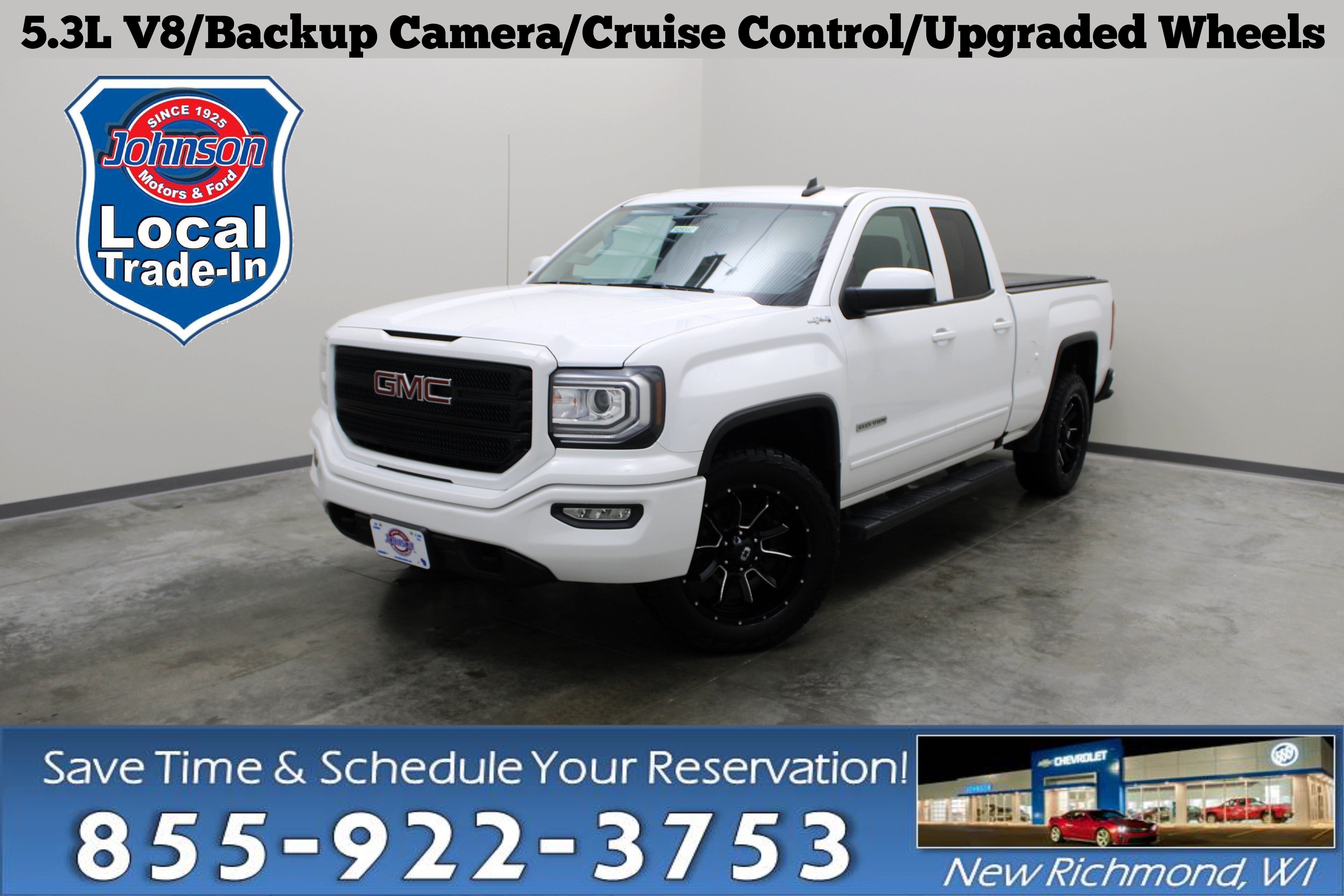 White 2018 GMC Sierra 1500 Pickup Truck Four-Wheel Drive Automatic