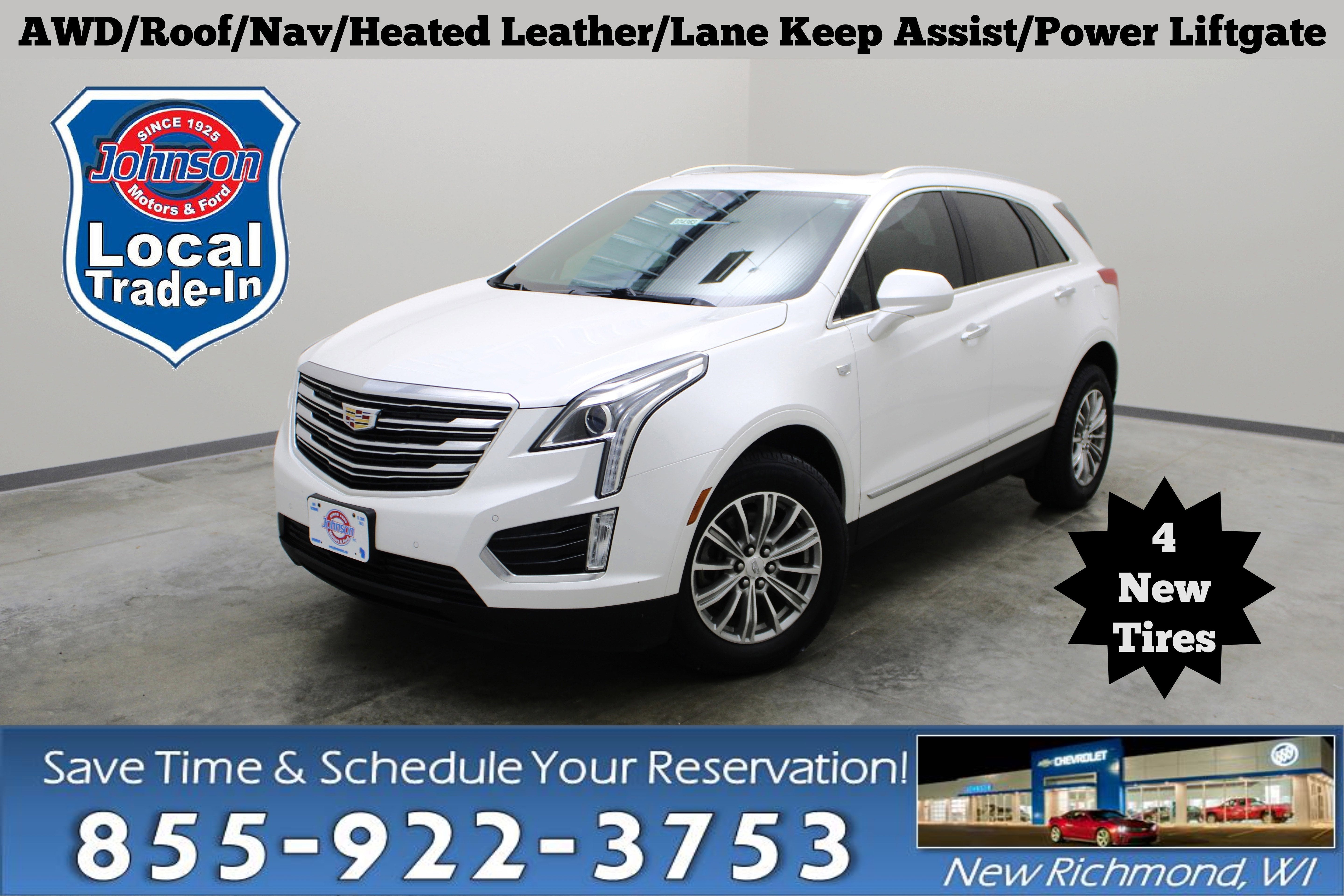 Crystal White Tricoat 2017 Cadillac XT5 Luxury AWD SUV / Crossover Four-Wheel Drive Automatic