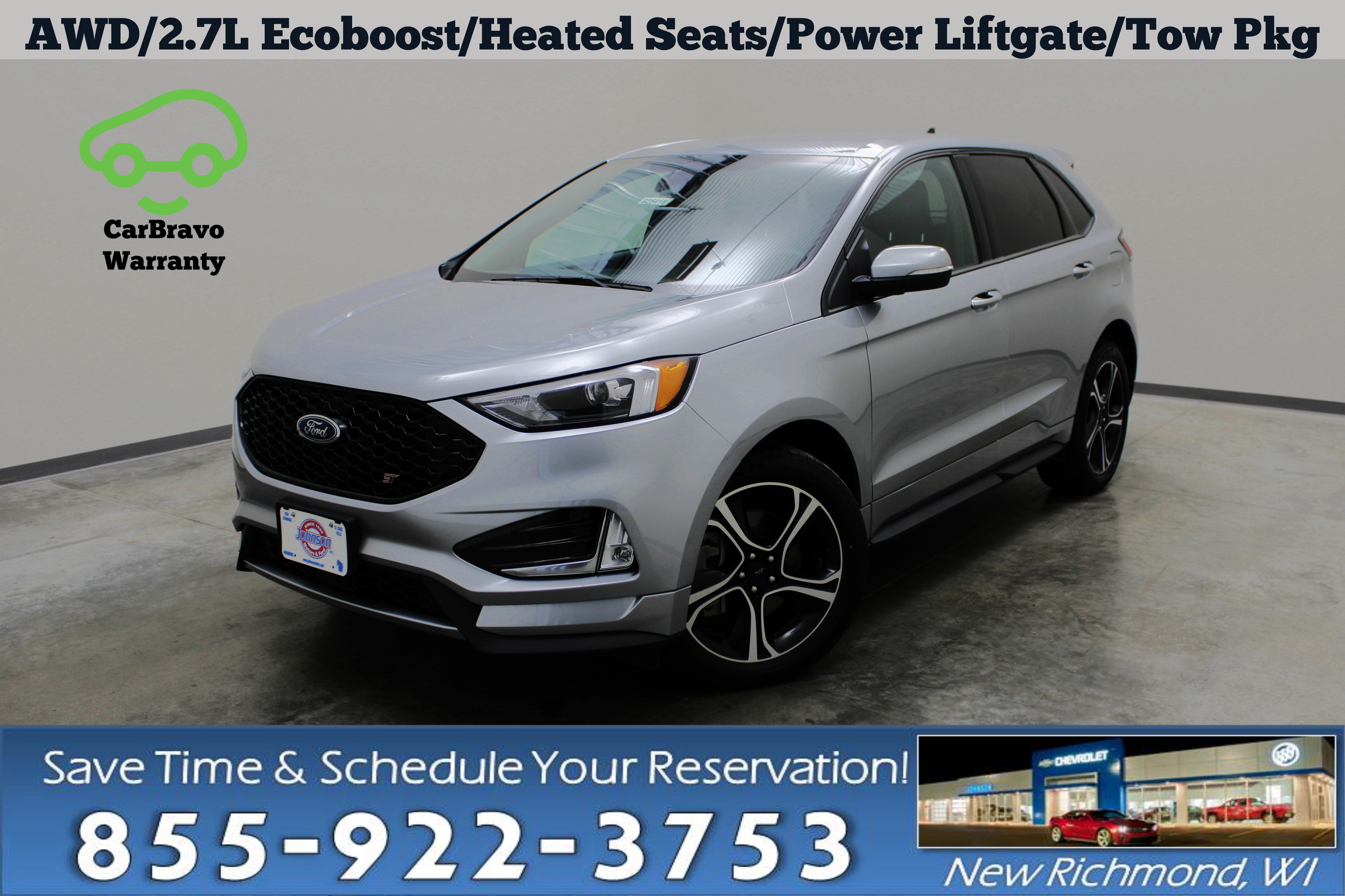 Silver 2022 Ford Edge SUV / Crossover All-Wheel Drive Automatic