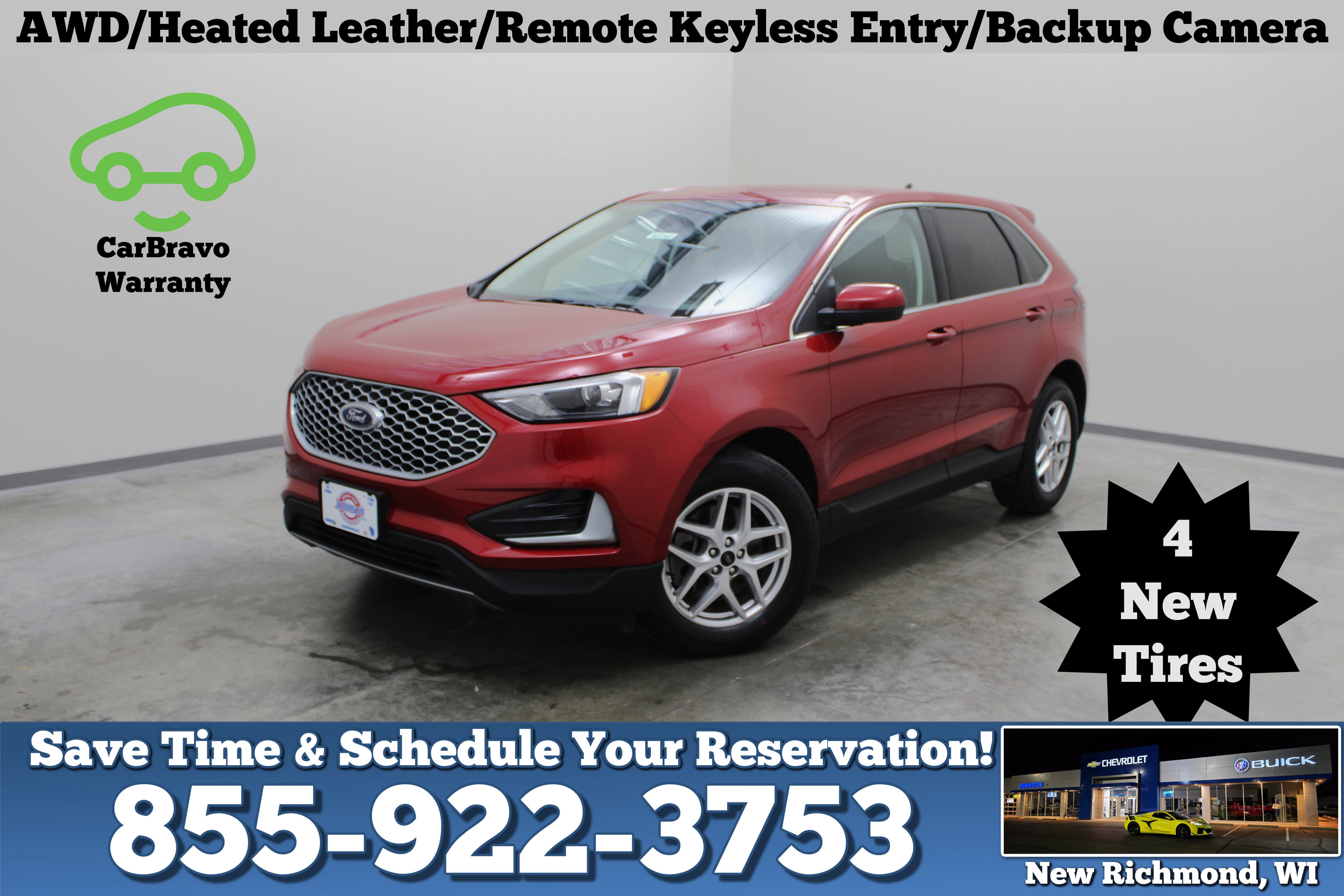 Red 2024 Ford Edge SUV / Crossover All-Wheel Drive Automatic