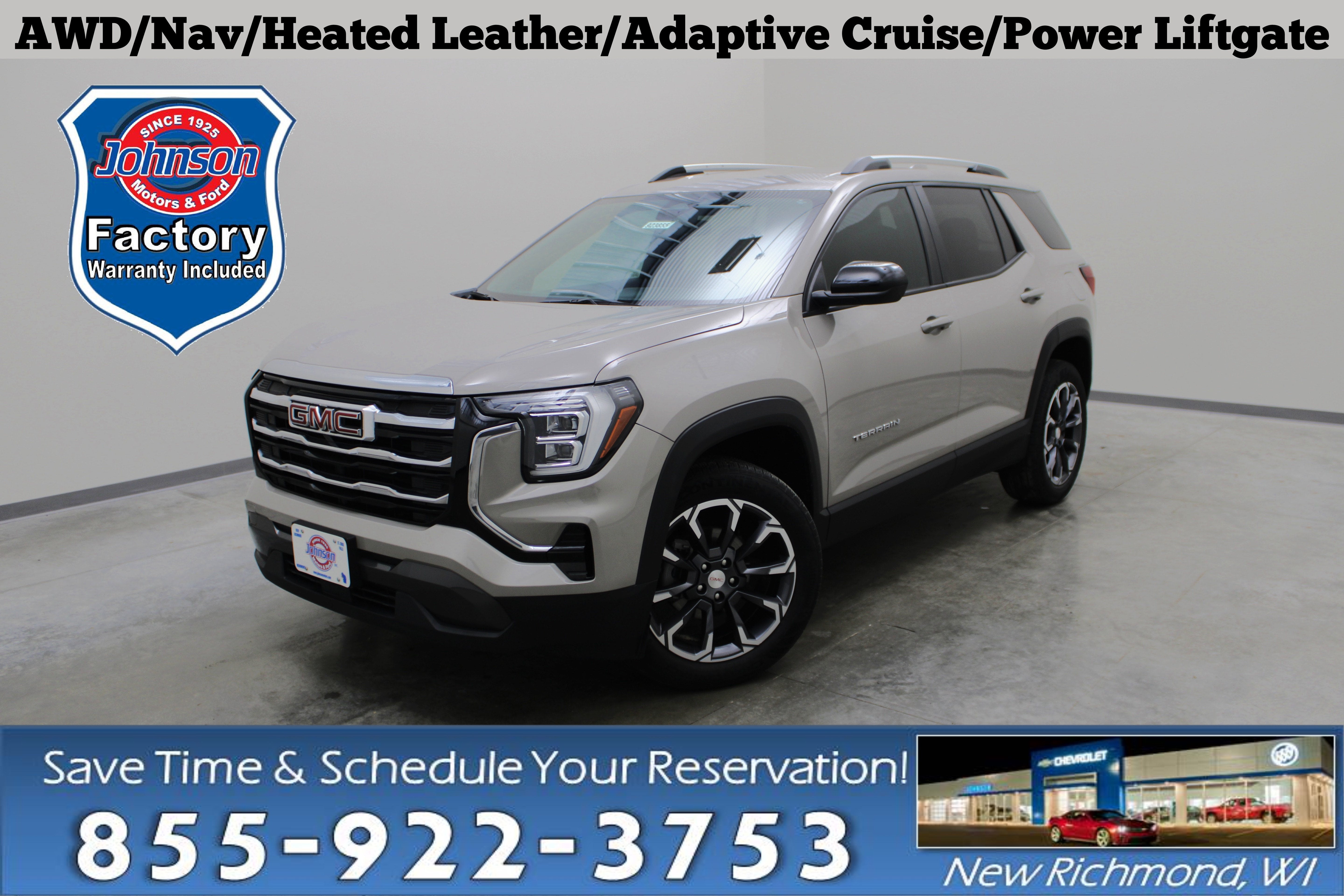 Riverstone Metallic 2025 GMC Terrain SUV / Crossover Four-Wheel Drive Automatic