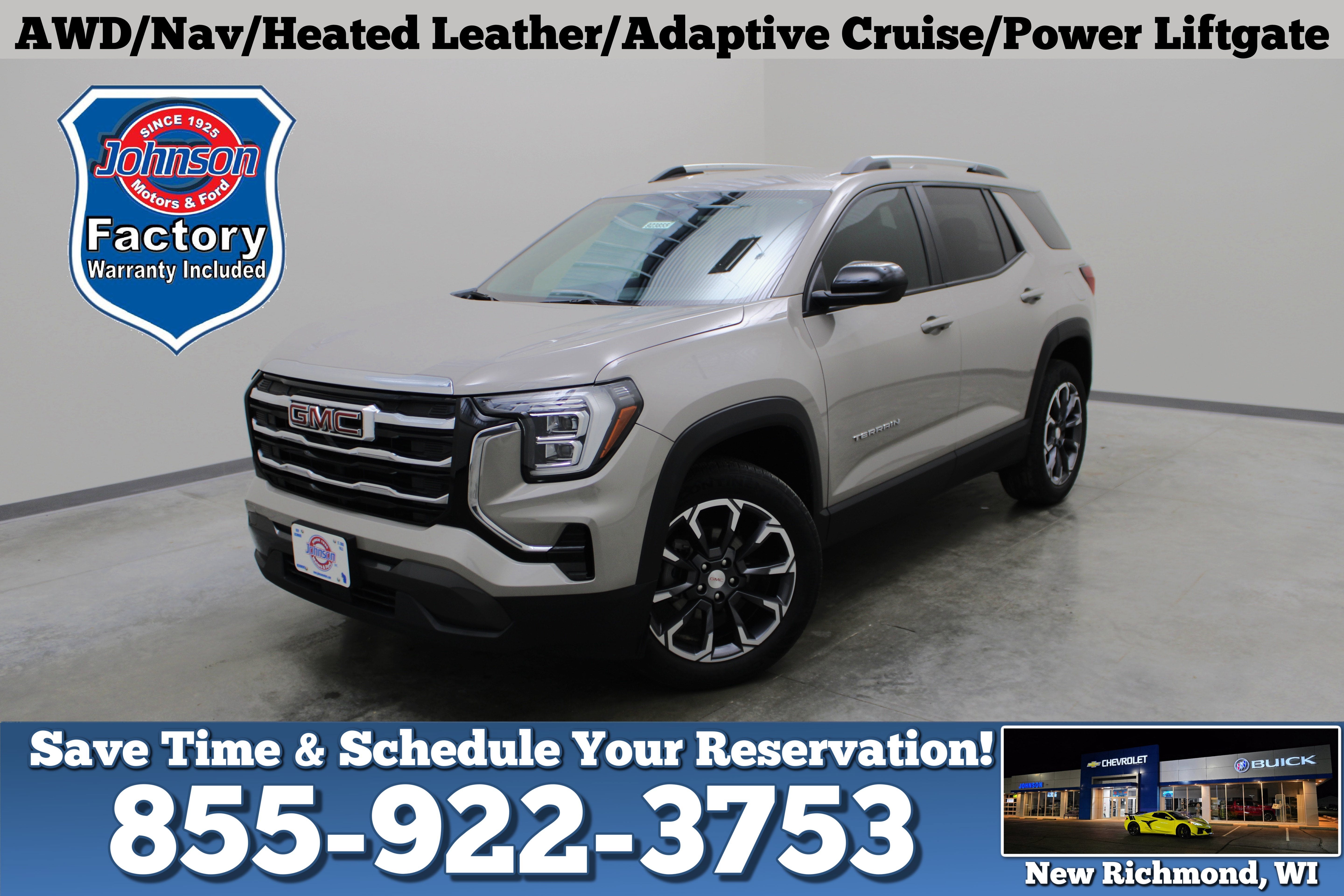 Riverstone Metallic 2025 GMC Terrain SUV / Crossover Four-Wheel Drive Automatic