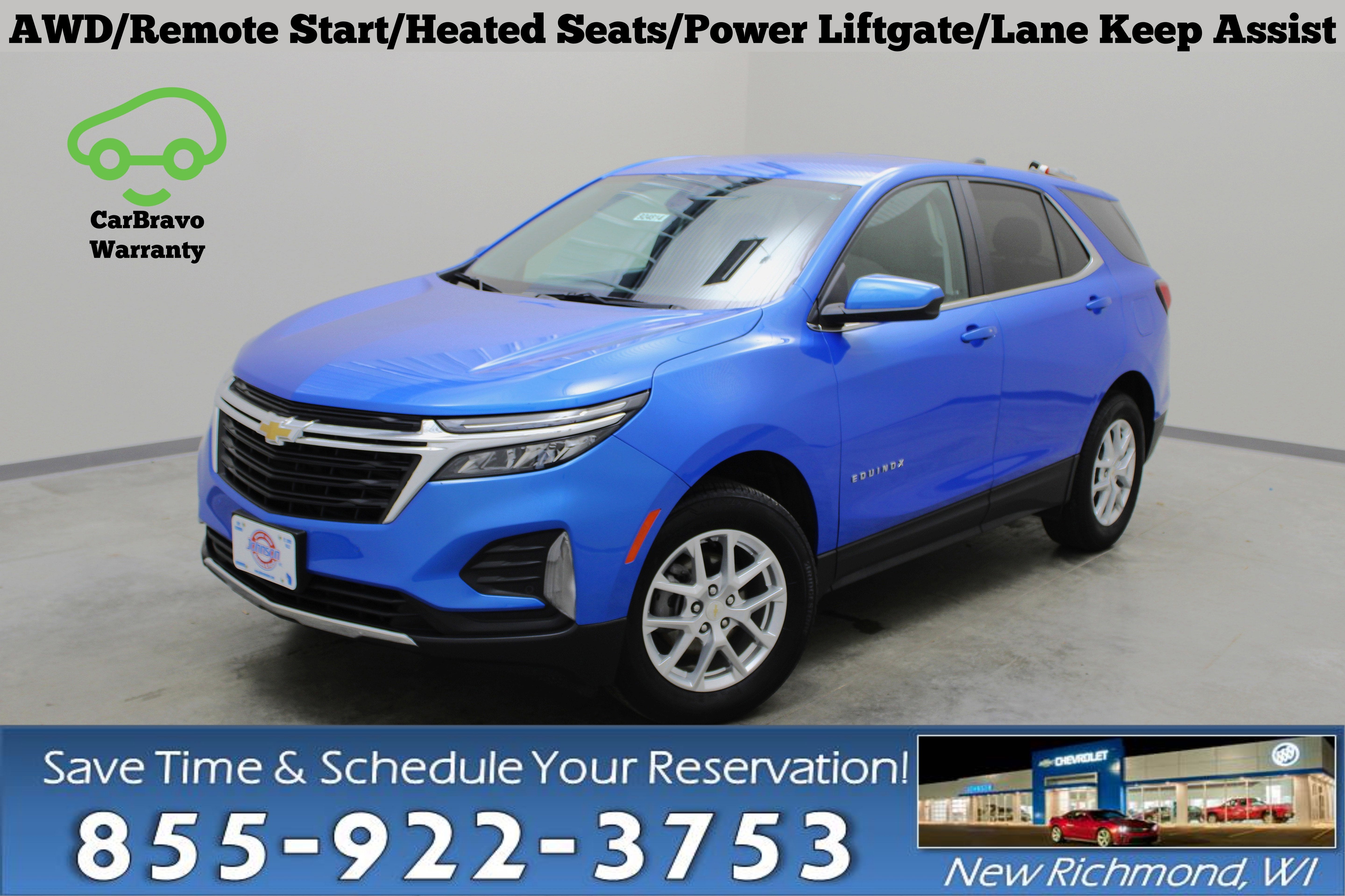 Riptide Blue Metallic 2024 Chevrolet Equinox SUV / Crossover Four-Wheel Drive Automatic