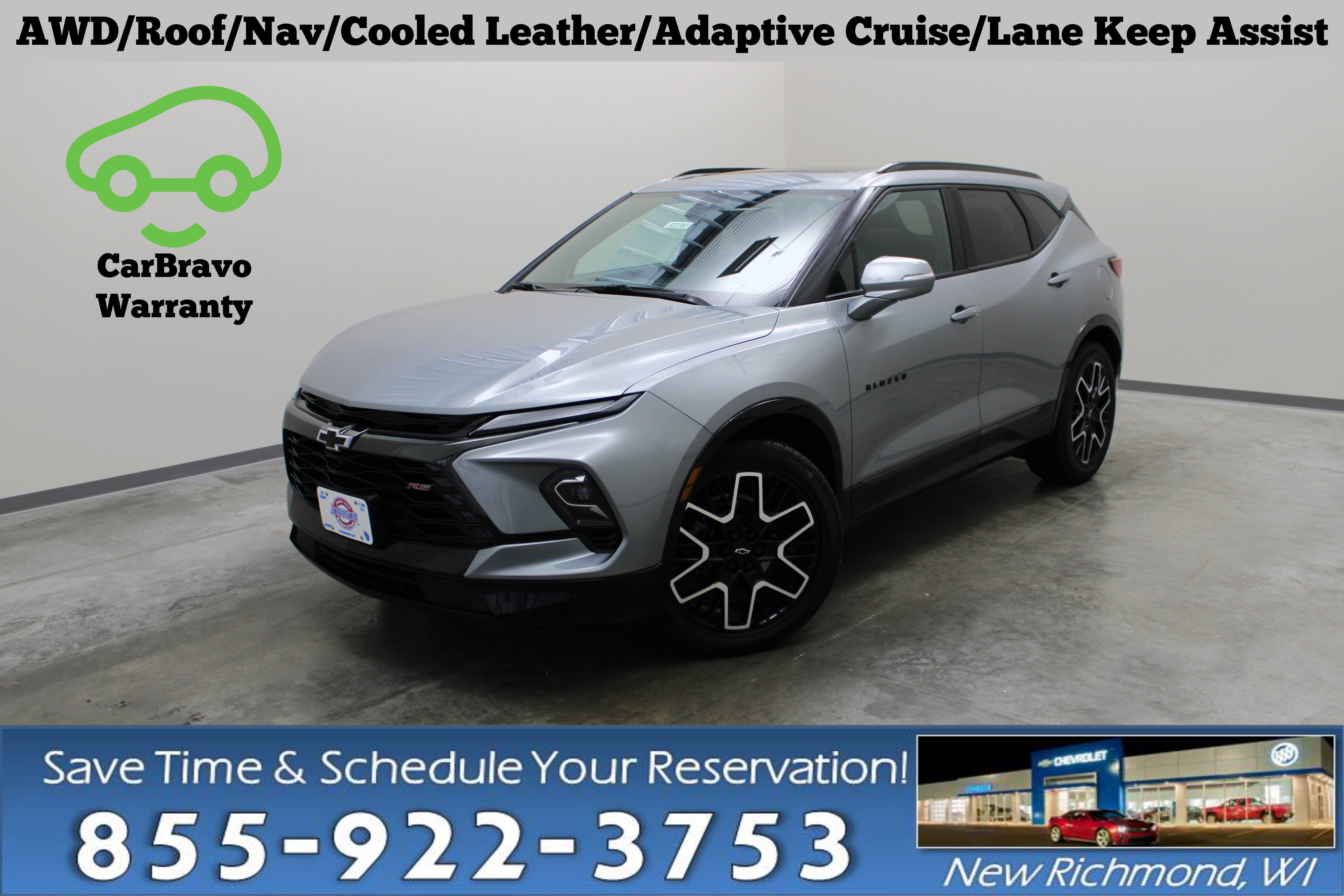 Sterling Gray Metallic 2024 Chevrolet Blazer SUV / Crossover All-Wheel Drive Automatic
