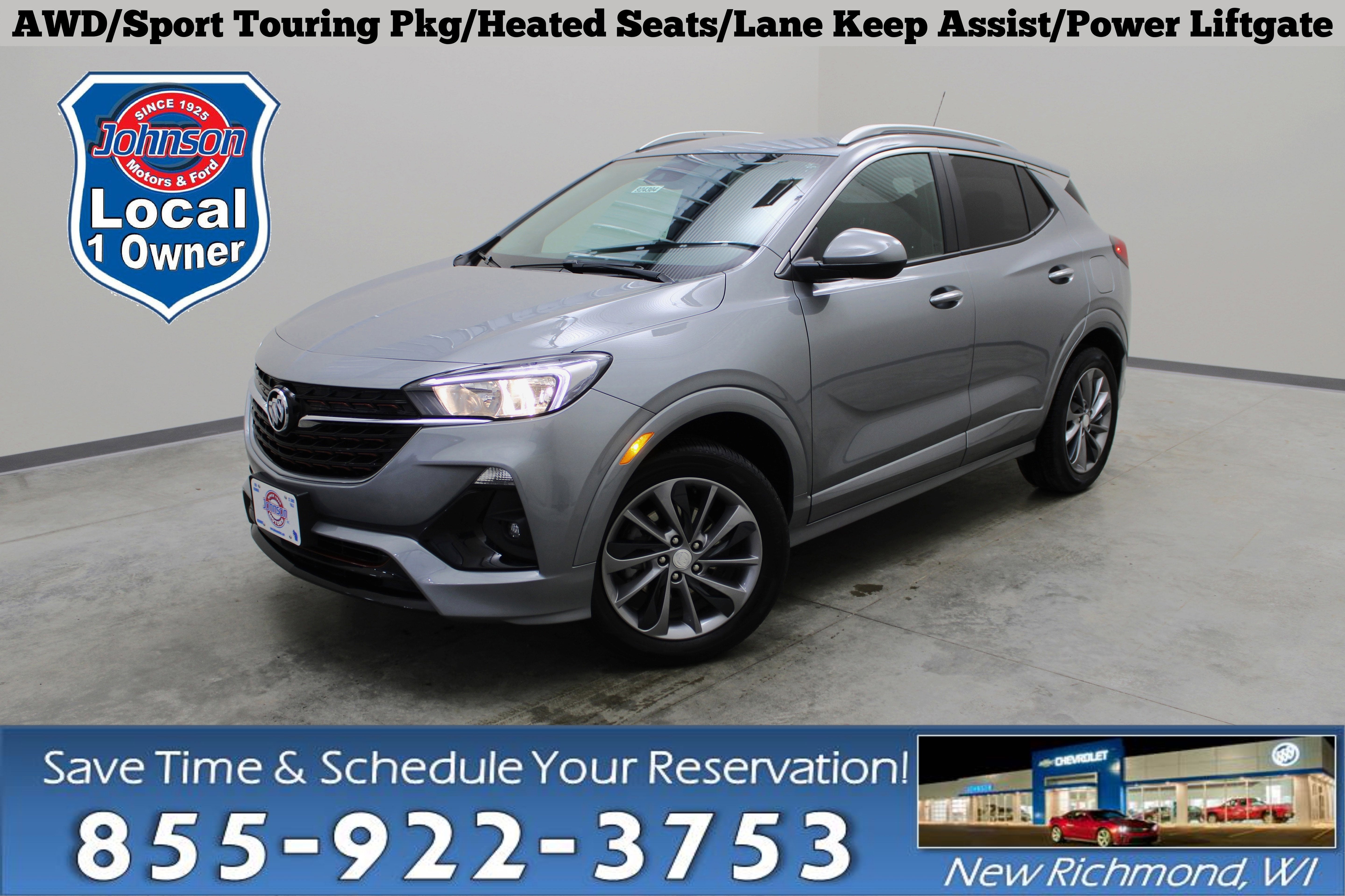 Moonstone Gray Metallic 2023 Buick Encore GX Select AWD SUV / Crossover All-Wheel Drive Automatic