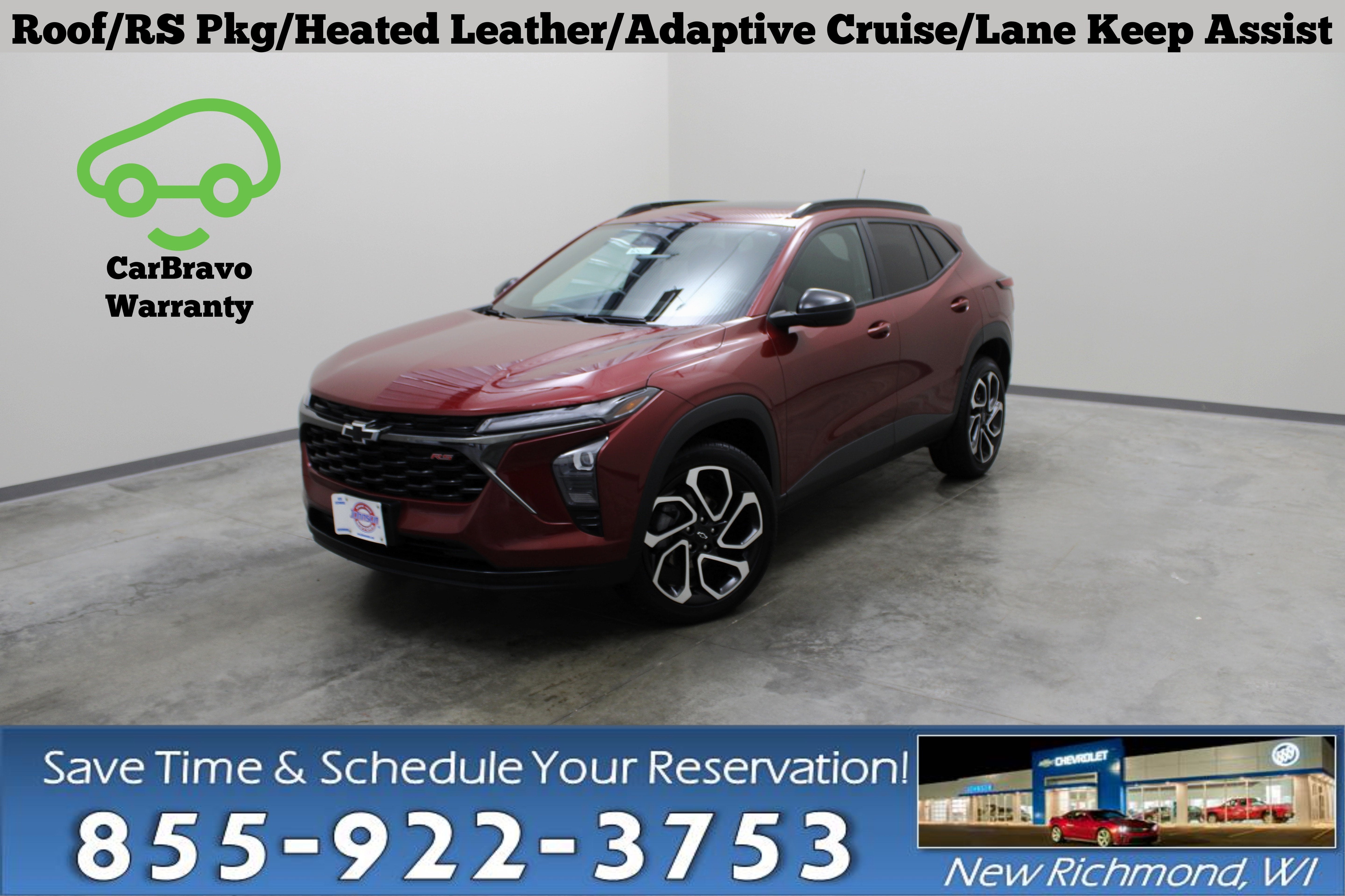 Red (Crimson Metallic) 2024 Chevrolet Trax SUV / Crossover Front-Wheel Drive Automatic