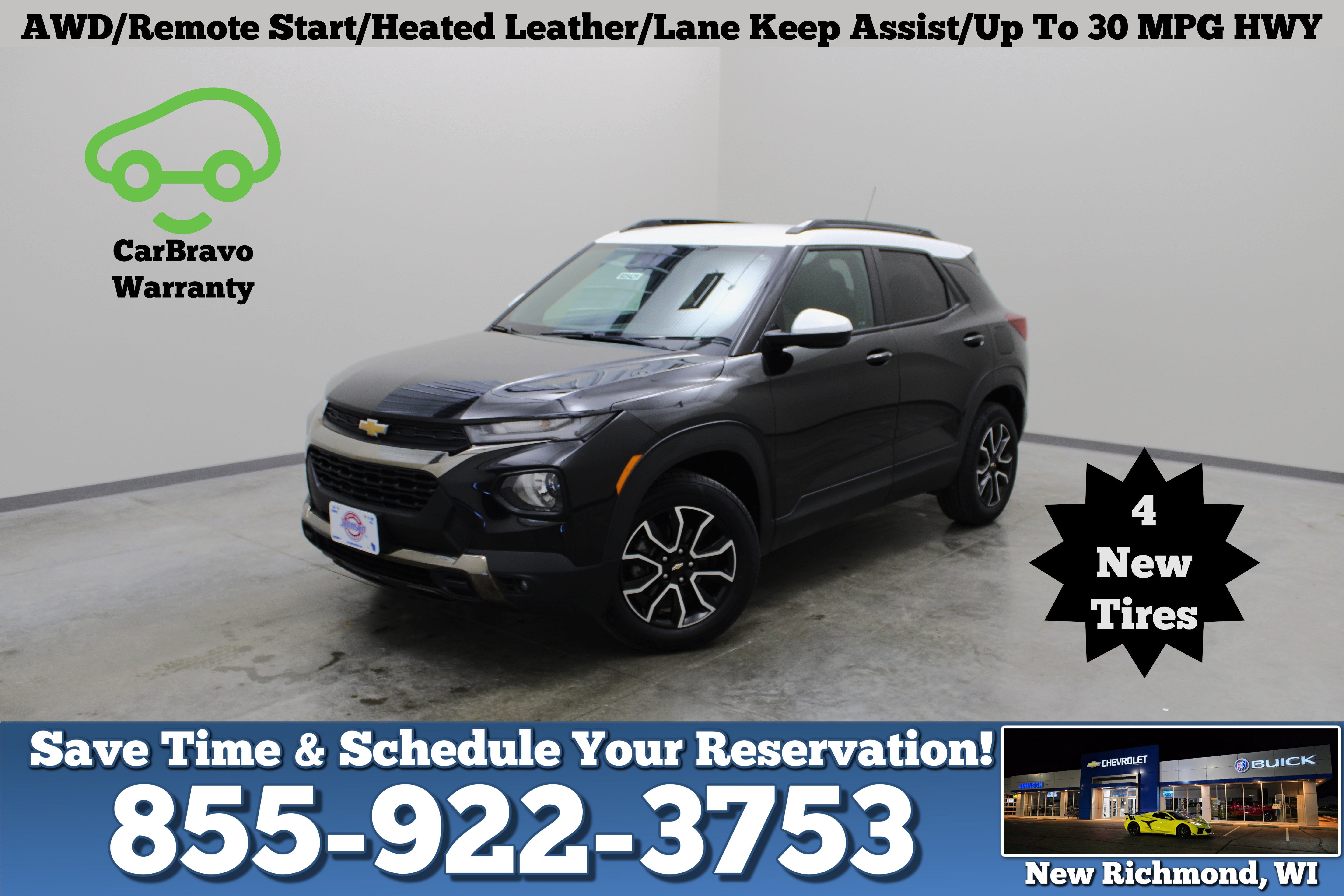Mosaic Black Metallic 2023 Chevrolet Trailblazer SUV / Crossover Four-Wheel Drive Automatic