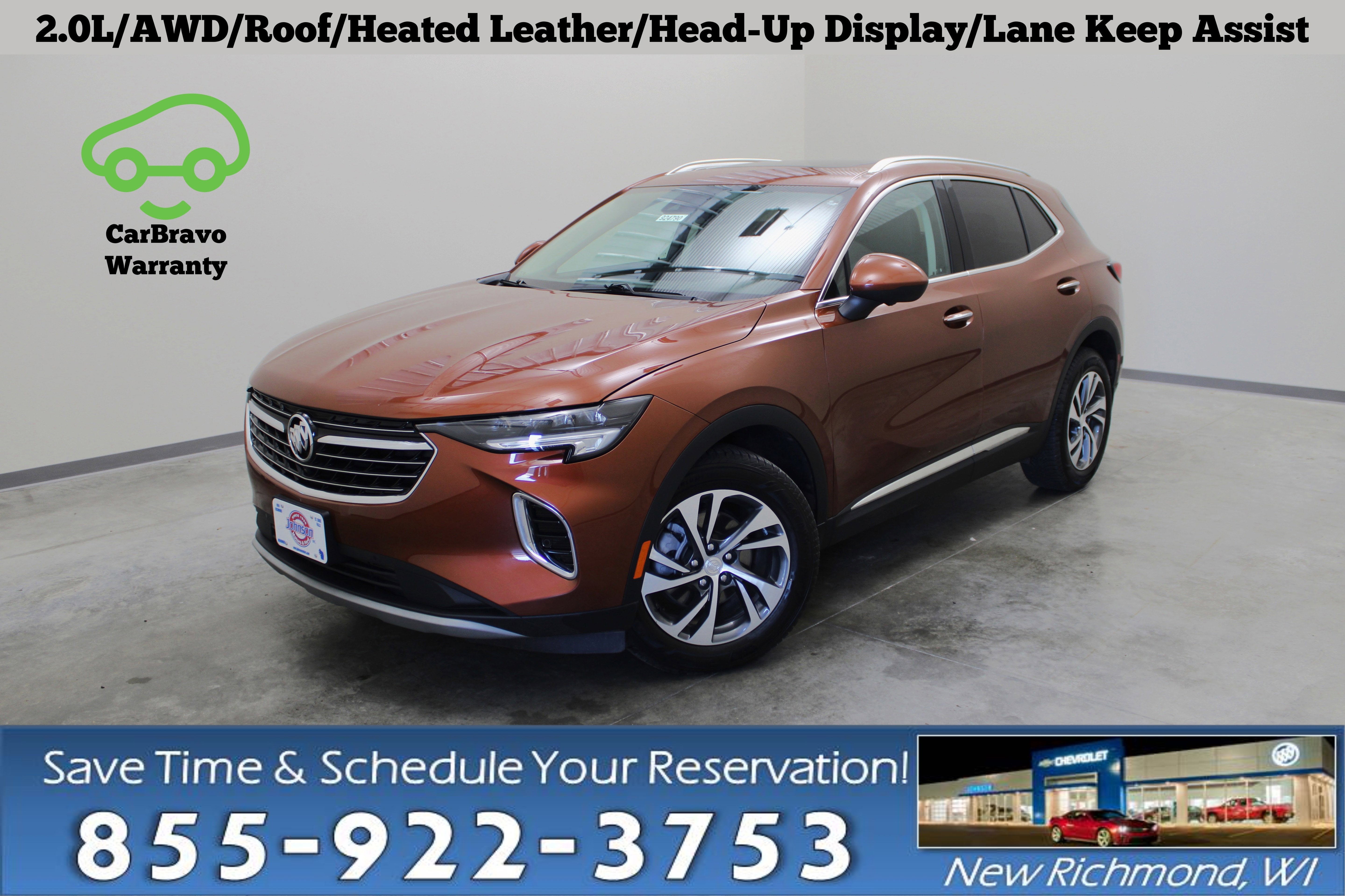 Burnished Bronze Metallic 2021 Buick Envision SUV / Crossover All-Wheel Drive Automatic