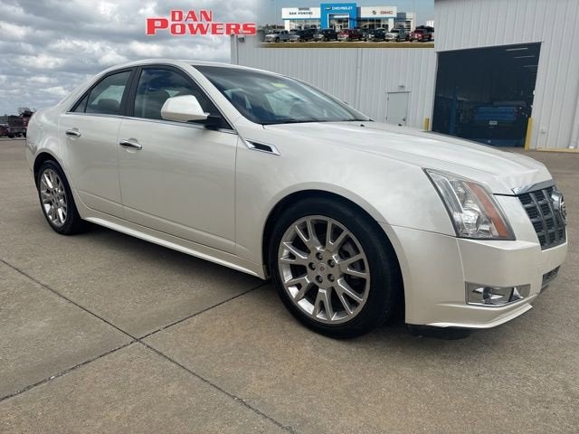 White Diamond Tricoat 2013 Cadillac CTS 3.6L Premium AWD Sedan All-Wheel Drive Automatic