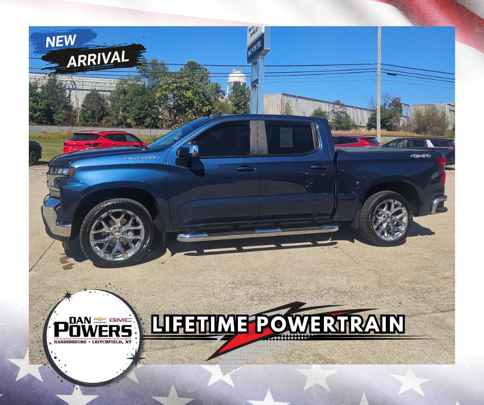 Northsky Blue Metallic 2019 Chevrolet Silverado 1500 Pickup Truck Four-Wheel Drive Automatic