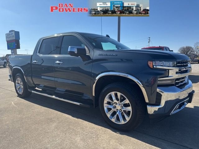 Shadow Gray Metallic 2020 Chevrolet Silverado 1500 Pickup Truck Four-Wheel Drive Automatic