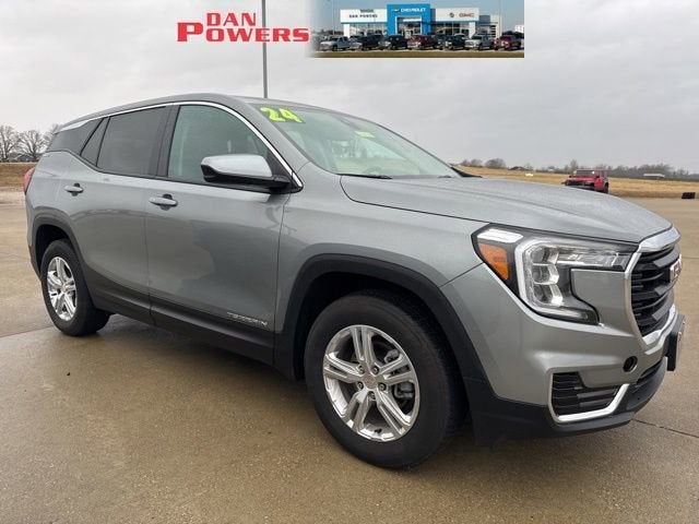 Sterling Metallic 2024 GMC Terrain SUV / Crossover All-Wheel Drive Automatic