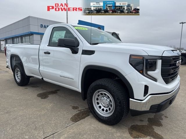 Summit White 2025 GMC Sierra 1500 Pickup Truck Four-Wheel Drive Automatic