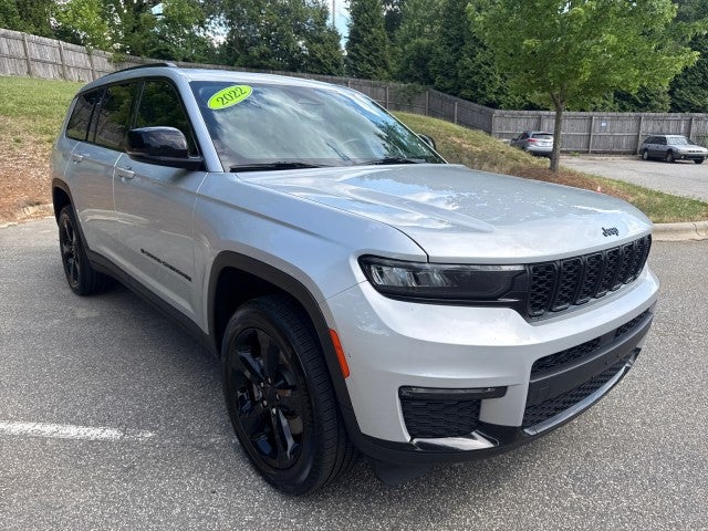 Silver 2022 Jeep Grand Cherokee L SUV / Crossover Four-Wheel Drive Automatic