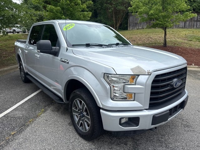 Silver 2016 Ford F-150 Pickup Truck Four-Wheel Drive 
