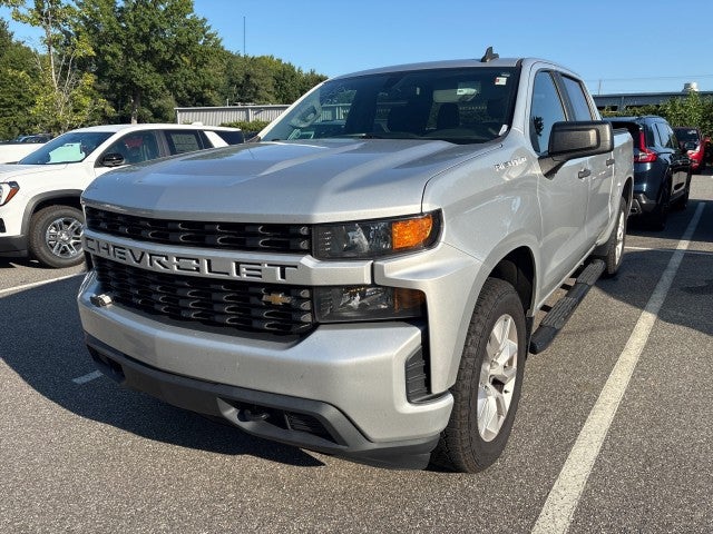 Silver Ice Metallic 2021 Chevrolet Silverado 1500 Pickup Truck Four-Wheel Drive Automatic