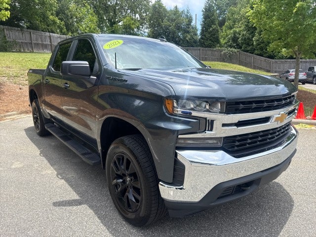 Shadow Gray Metallic 2021 Chevrolet Silverado 1500 Pickup Truck Four-Wheel Drive Automatic