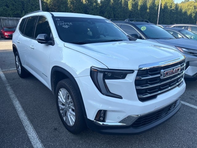 Summit White 2024 GMC Acadia SUV / Crossover Front-Wheel Drive Automatic