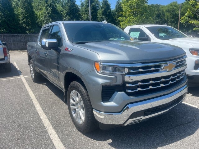 Sterling Gray Metallic 2023 Chevrolet Silverado 1500 LTZ Crew Cab 4WD Pickup Truck Four-Wheel Drive Automatic