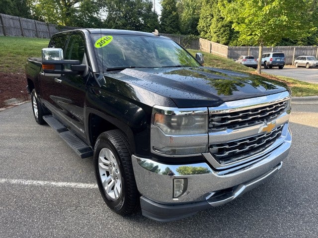 Black 2016 Chevrolet Silverado 1500 Pickup Truck Four-Wheel Drive Automatic