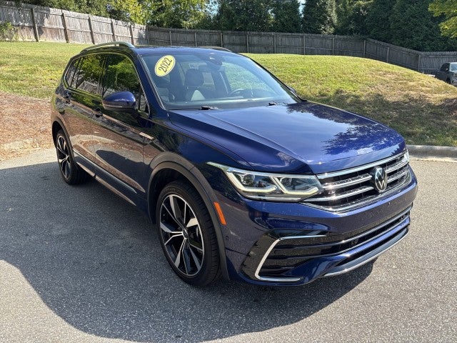 Blue 2022 Volkswagen Tiguan SUV / Crossover All-Wheel Drive Automatic