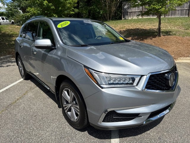 Silver 2020 Acura MDX FWD SUV / Crossover Front-Wheel Drive Automatic
