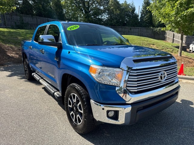 Blue 2016 Toyota Tundra Pickup Truck Four-Wheel Drive 