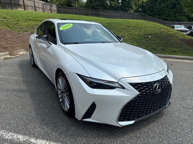 White 2024 Lexus IS Sedan Rear-Wheel Drive 