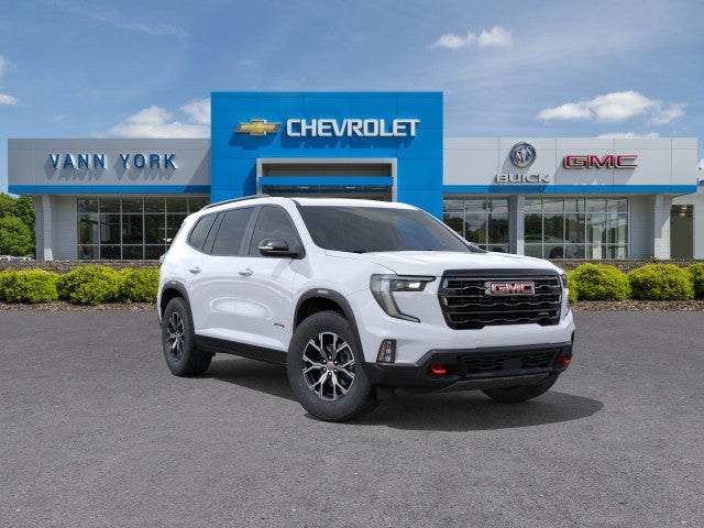 Summit White 2026 GMC Acadia AT4 AWD SUV / Crossover Four-Wheel Drive Automatic