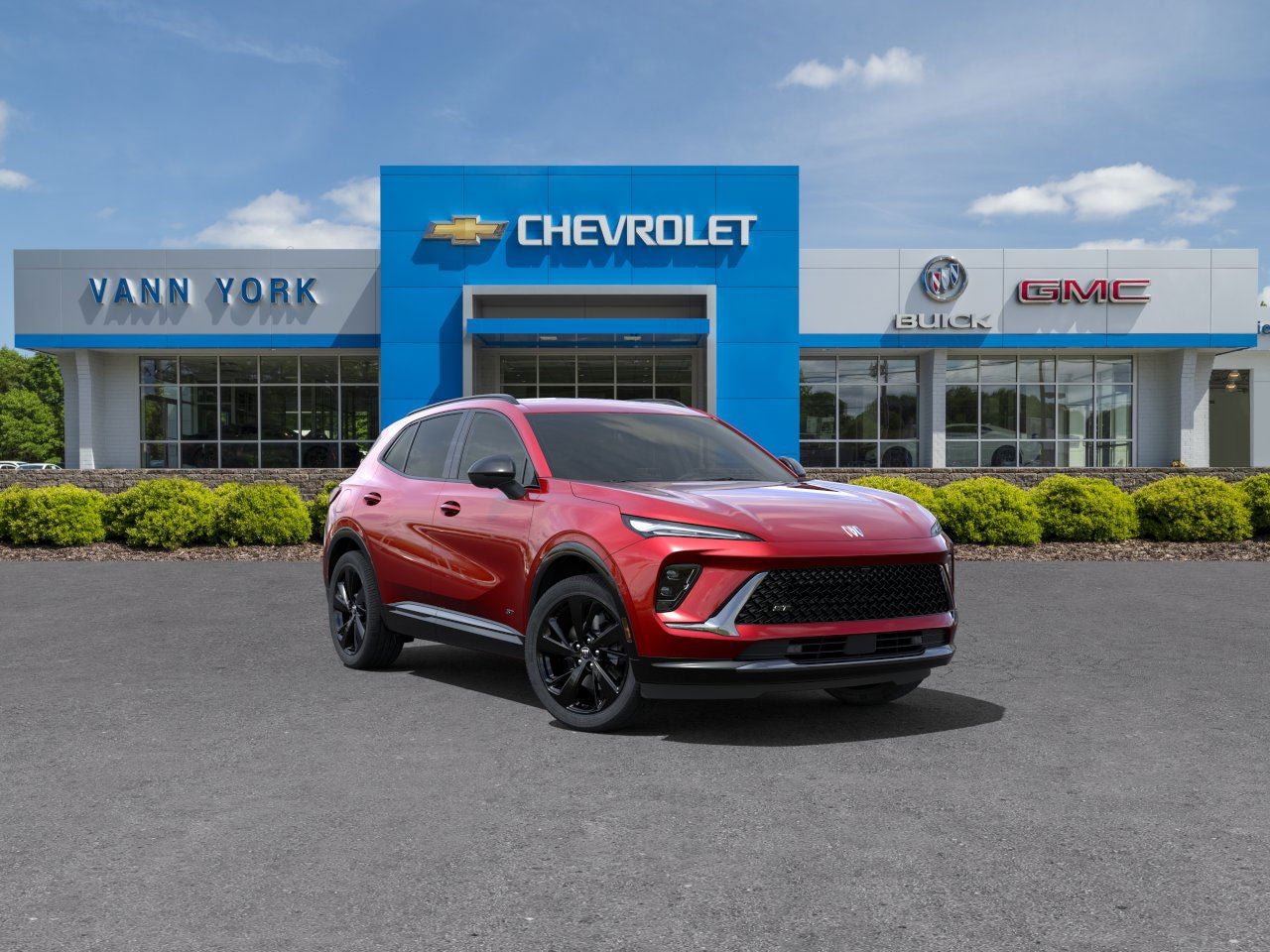 Brilliant Red 2025 Buick Envision SUV / Crossover All-Wheel Drive Automatic