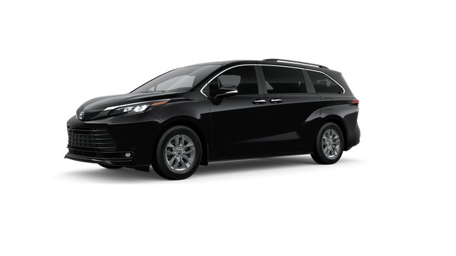 MIDNIGHT BLACK METALLIC 2026 Toyota Sienna Minivan All-Wheel Drive Continuously Variable Transmission