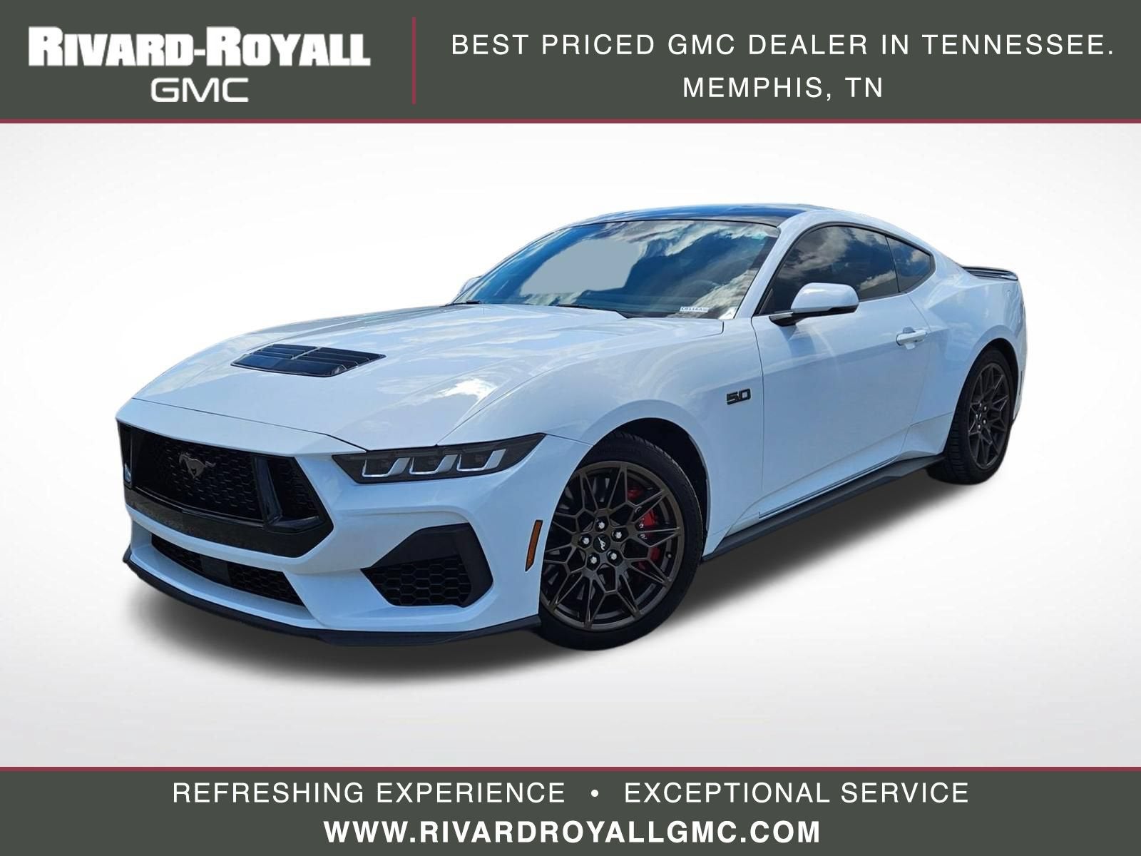 White 2024 Ford Mustang Coupe Rear-Wheel Drive 