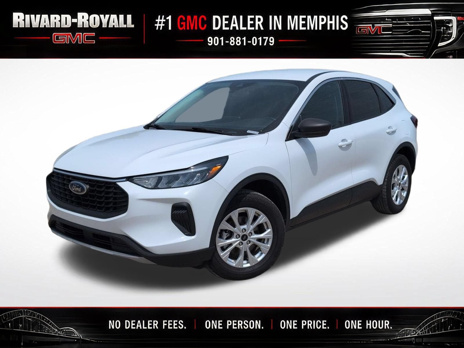Oxford White 2024 Ford Escape SUV / Crossover All-Wheel Drive Automatic