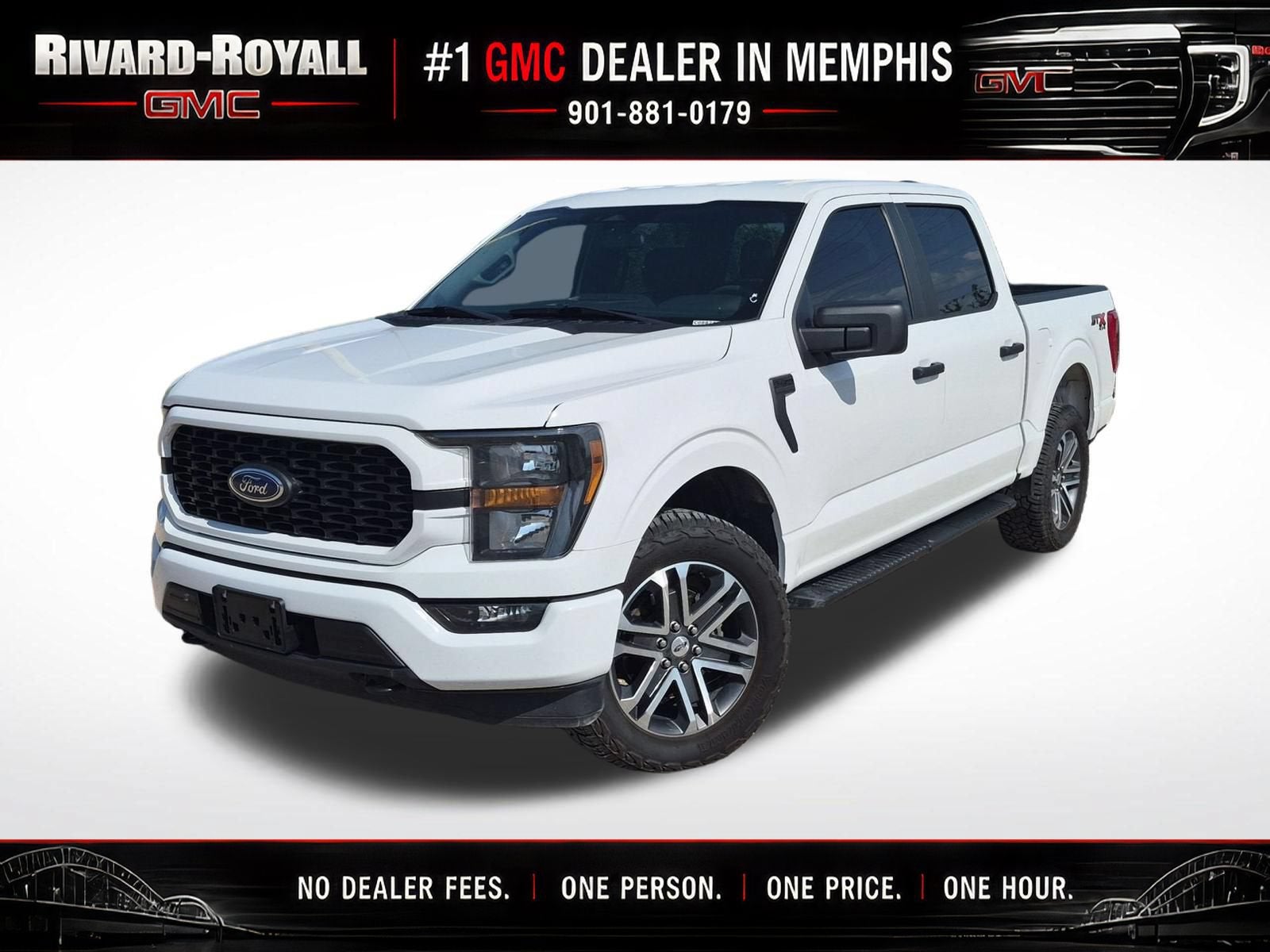 White 2023 Ford F-150 Pickup Truck Four-Wheel Drive 