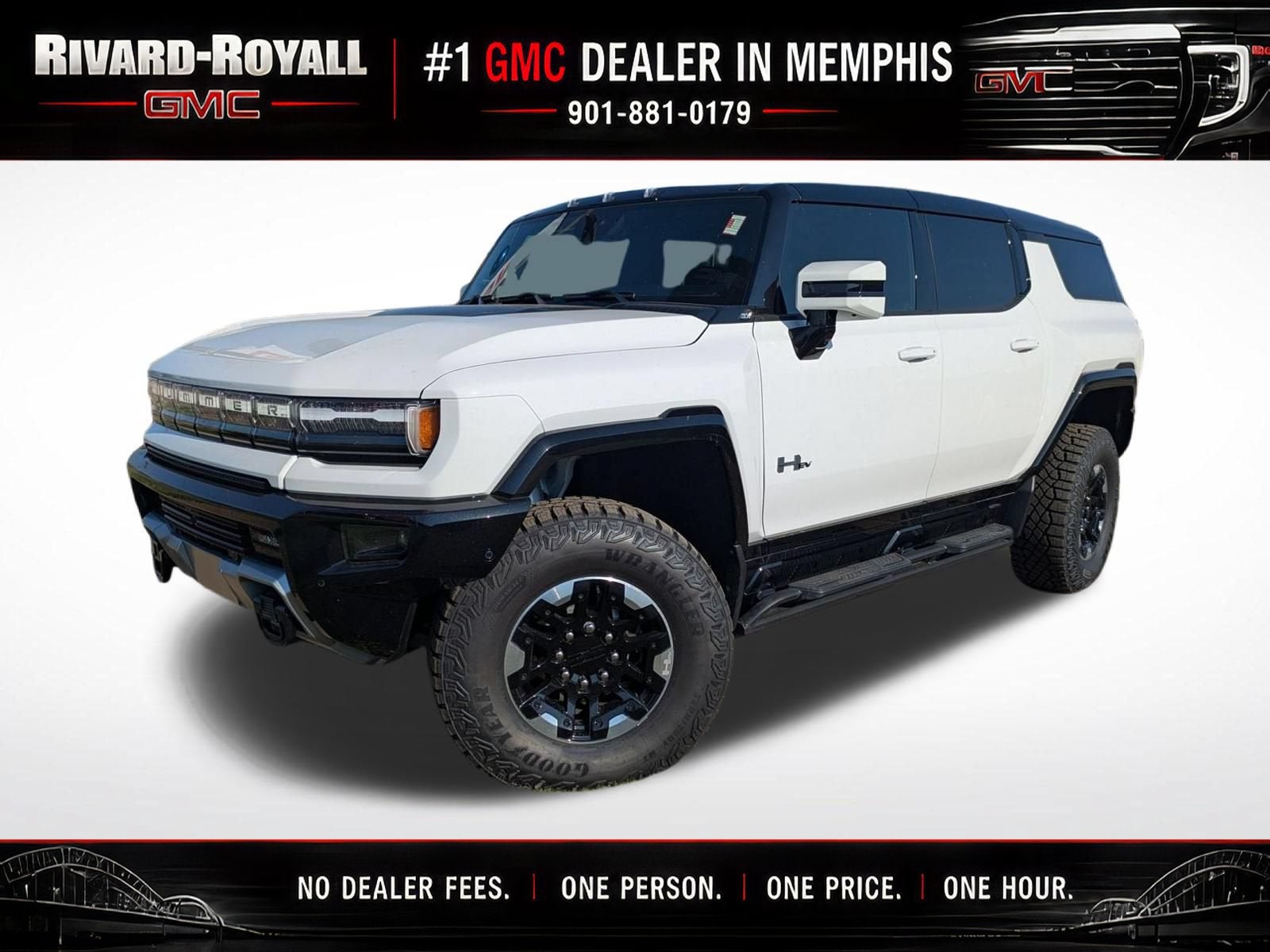 Interstellar White 2025 GMC Hummer EV SUV SUV / Crossover All-Wheel Drive Automatic