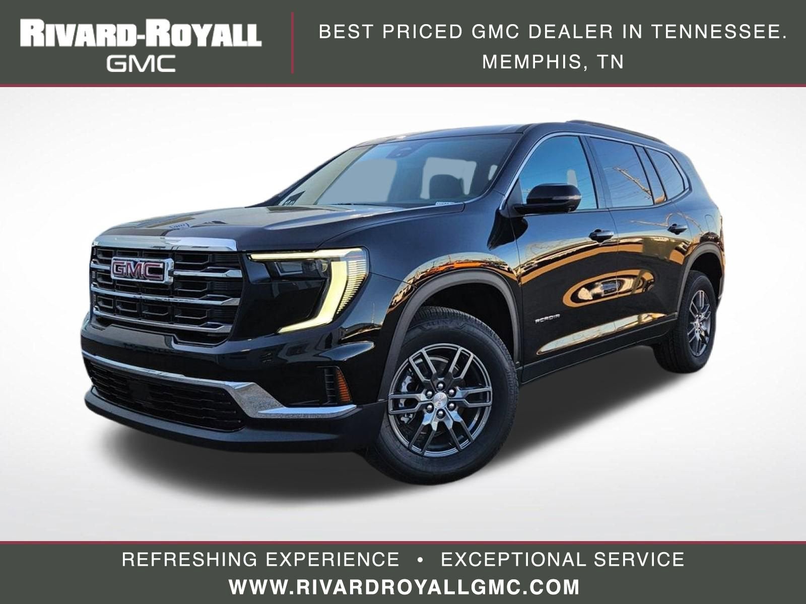 Black (Ebony Twilight Metallic) 2026 GMC Acadia Elevation FWD SUV / Crossover Front-Wheel Drive Automatic