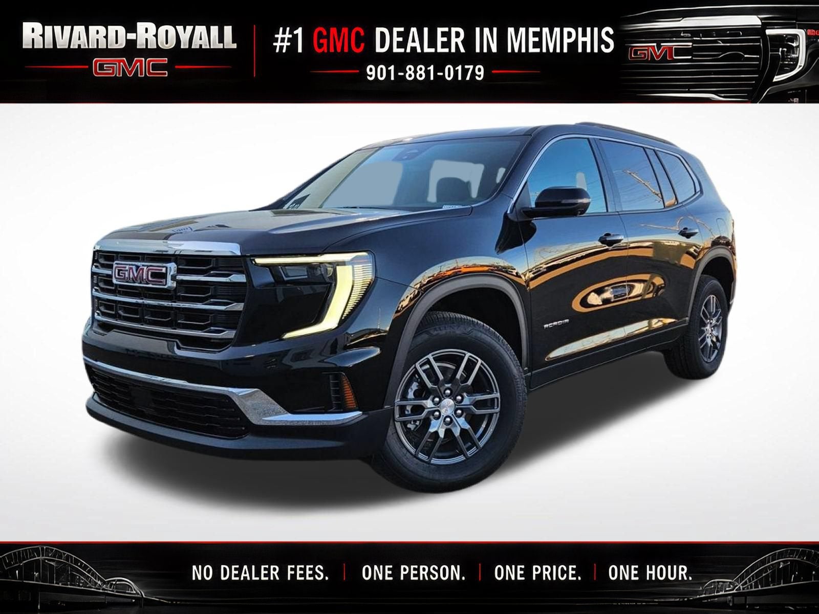 Black (Ebony Twilight Metallic) 2026 GMC Acadia SUV / Crossover Front-Wheel Drive Automatic