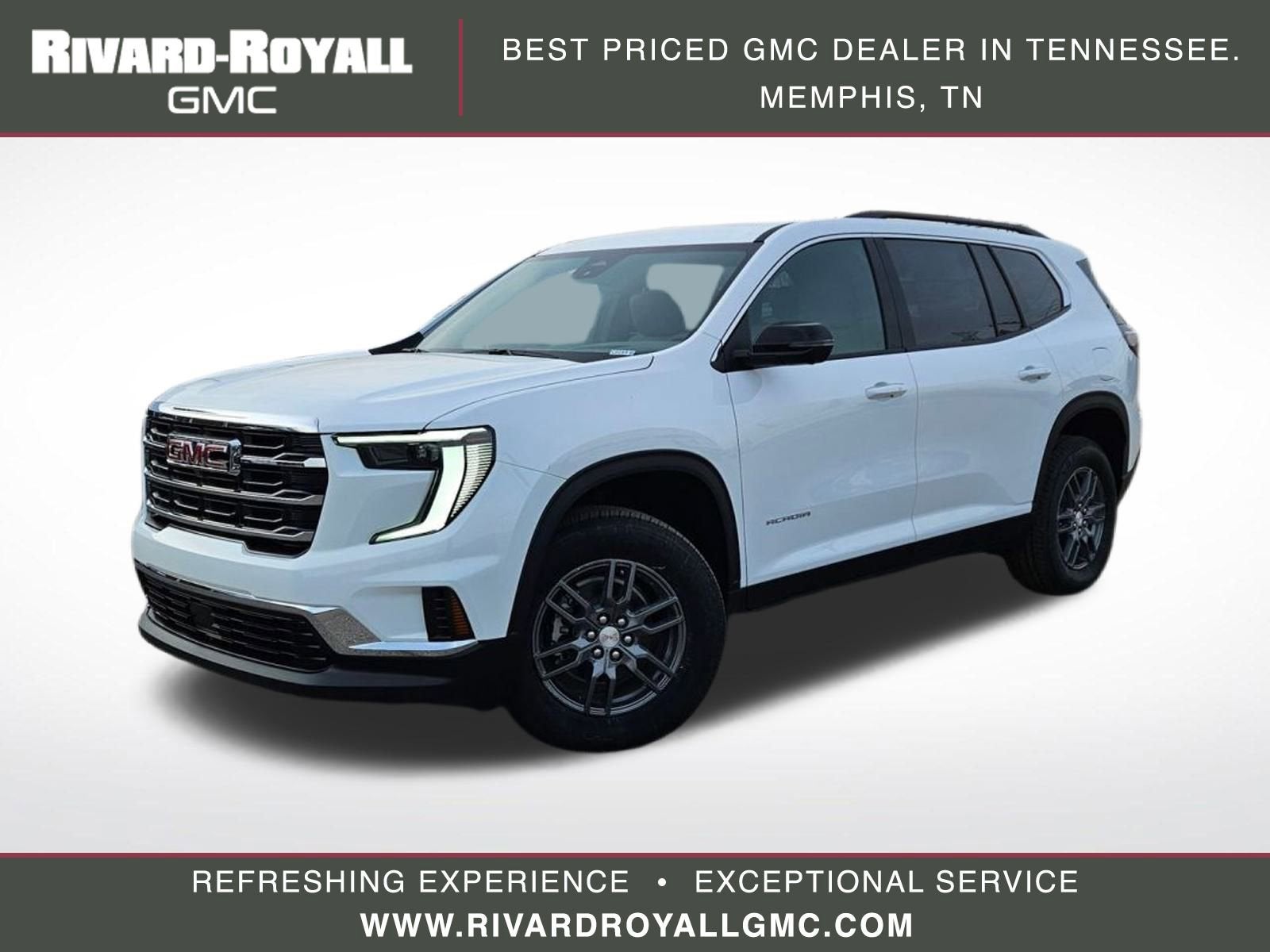 Summit White 2026 GMC Acadia SUV / Crossover Front-Wheel Drive Automatic