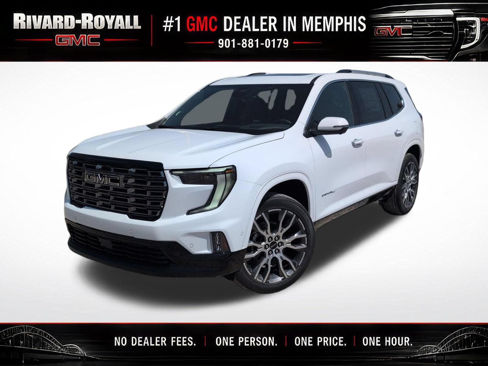 Summit White 2026 GMC Acadia SUV / Crossover Front-Wheel Drive Automatic