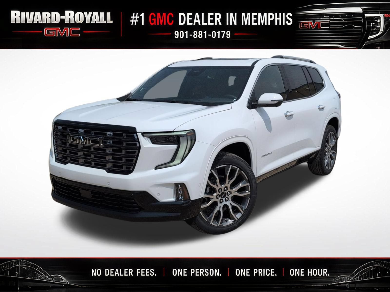 Summit White 2027 GMC Acadia SUV / Crossover Front-Wheel Drive Automatic