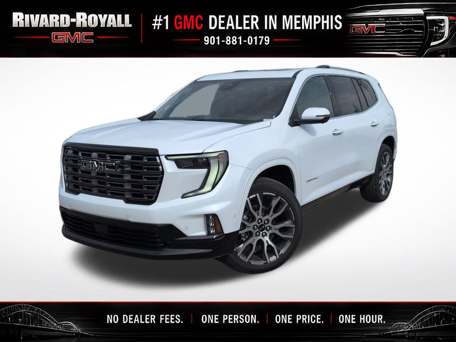 Glacier White Tricoat 2026 GMC Acadia SUV / Crossover Four-Wheel Drive Automatic