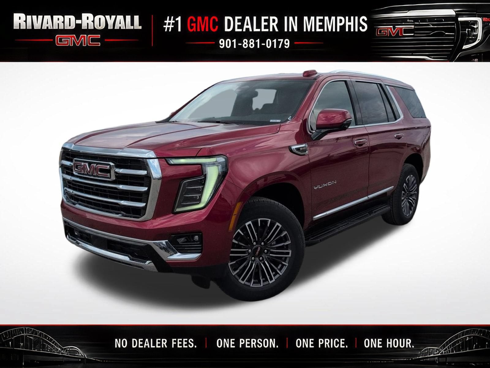 Volcanic Red Tintcoat 2026 GMC Yukon SUV / Crossover Four-Wheel Drive Automatic