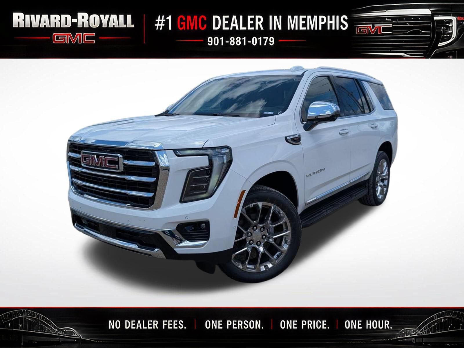 Summit White 2026 GMC Yukon SUV / Crossover Four-Wheel Drive Automatic